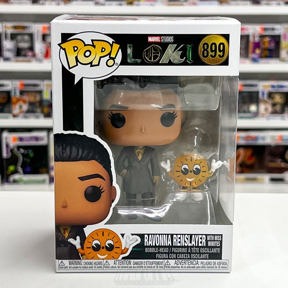 Funko Pop Marvel Studios Disney Loki Ravonna Renslayer with Miss Minutes 899 Toy